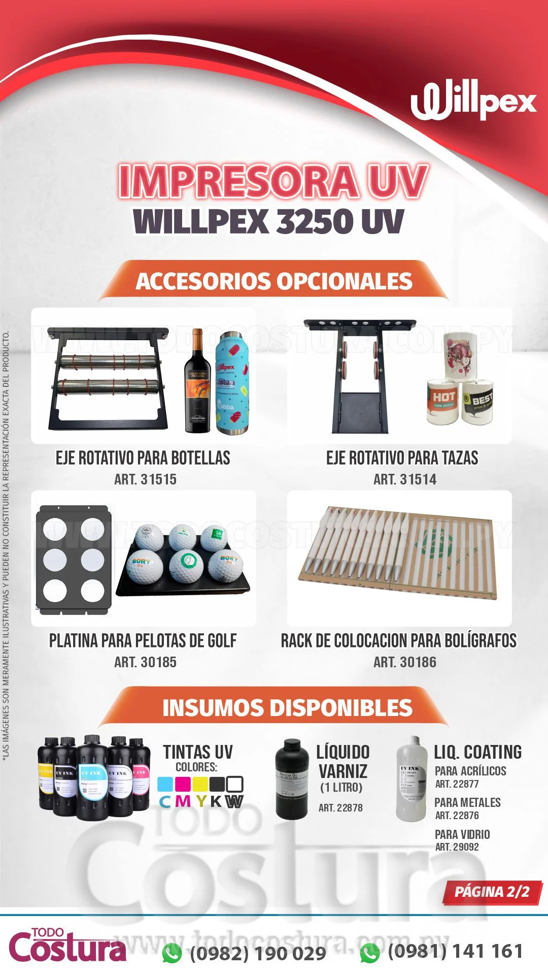 IMPRESORA UV (32X50CM) WILLPEX 3250 UV